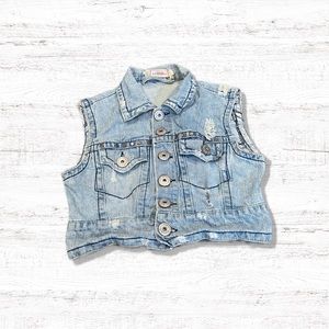 Z. Cavaricci Vintage Denim Vest Size Small